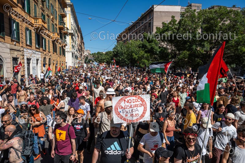 Manifestazione nazionale contro il Decreto Legge Sicurezza