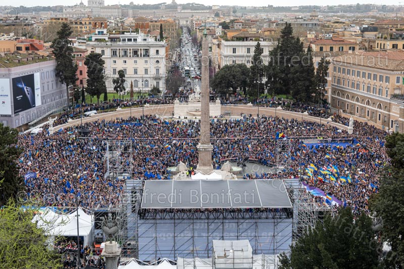 Manifestazione per un Europa unita