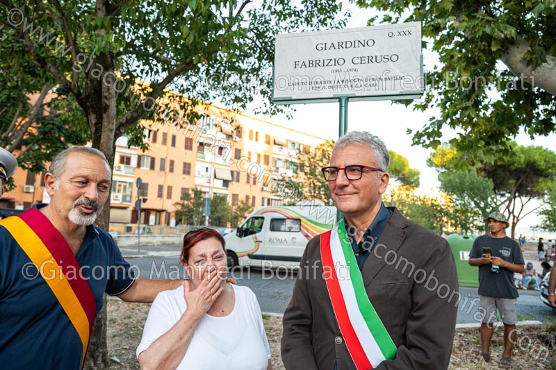 Corteo e inaugurazione giardino commemorativo per il 51° anno dall'omicidio di Fabrizio Ceruso