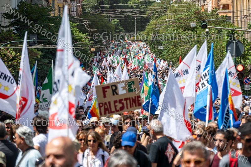 Manifestazione nazionale dei partiti di opposizione per Gaza