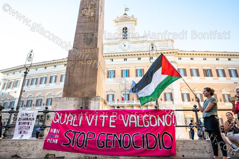 Manifestazione in solidarietà al popolo palestinese