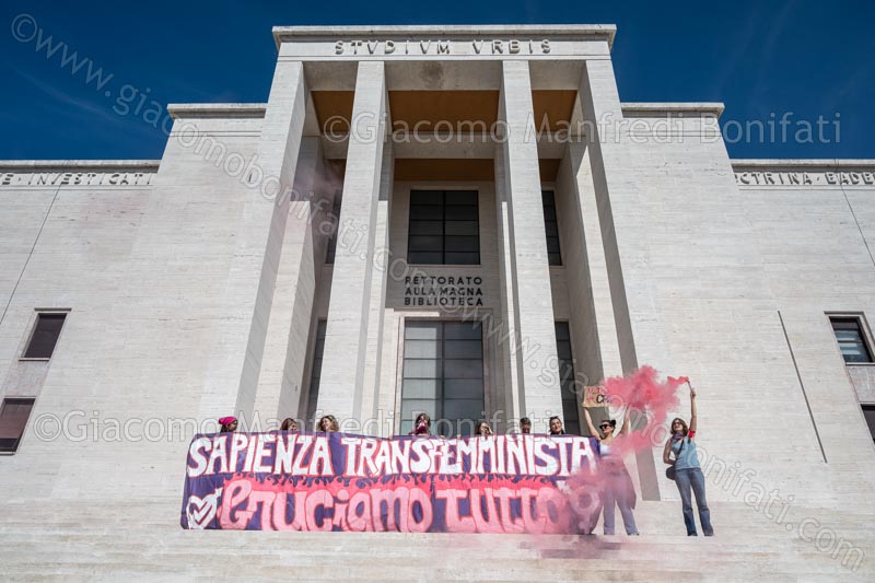 Manifestazione per Ilaria Sula alla Sapienza